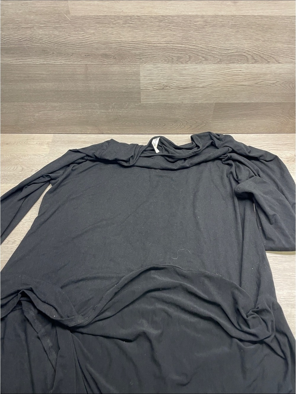 24/7 Comfort Apparel Black Long-Sleeve Women's dress C21